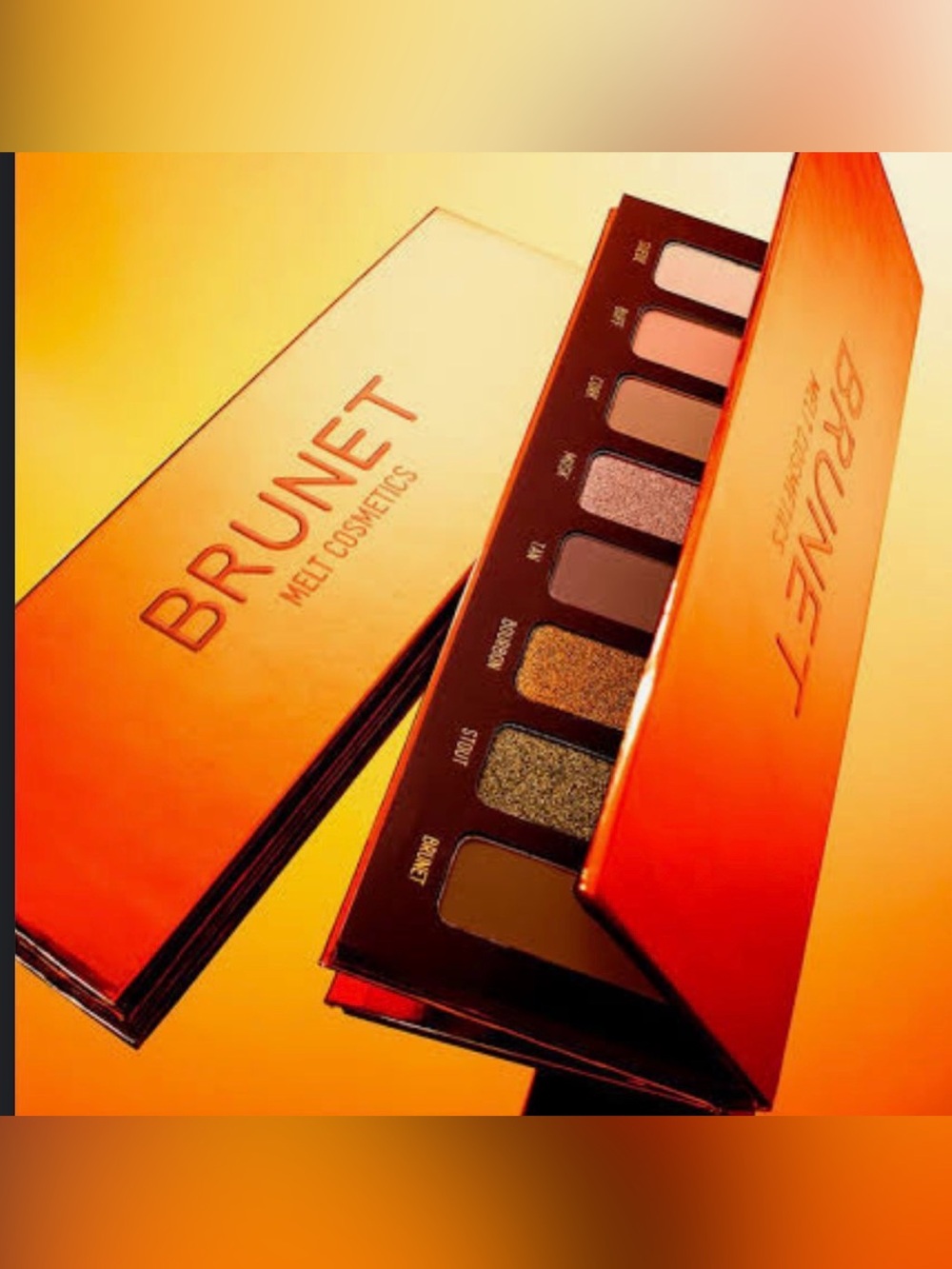 New NWT Melt Cosmetics Brunet Eyeshadow Palette